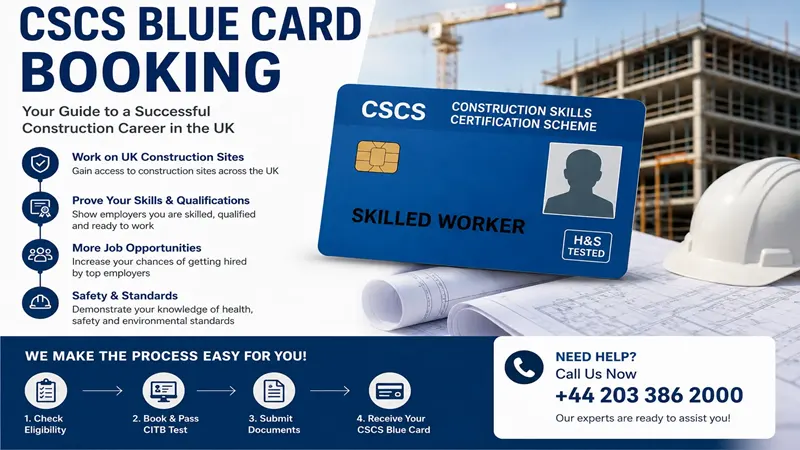 Book Your CSCS Blue Card UK