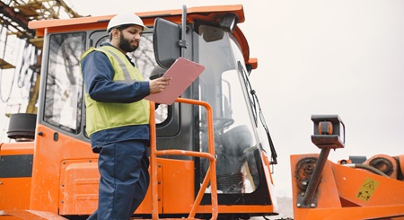 Telehandler 360 Slew
